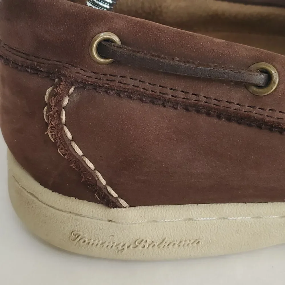 Tommy Bahama Arlington Boat Brown Leather Shoes Men’s Sz 11.5 M